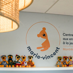 Image of a finished product - Marie-Vincent Foundation wall sticker