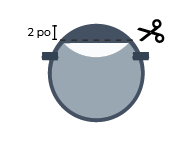 Scissors that cut the backing film