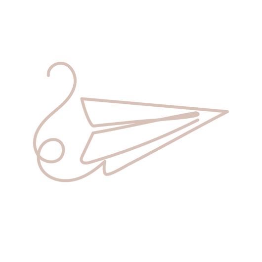 Paper airplane icon illustrating electronic sending